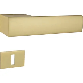 Dveřní kování TI - GORDO - RT5 4084 rozety BBQ, klika/klika OLM - Zlatá matná (208)