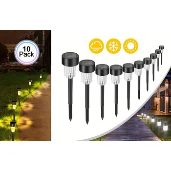 Louč Solární zahradní světla - sada 10 kusů