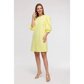 Dámské šaty Dámské šaty BEWEAR B291 LEMON XXL-XXXL