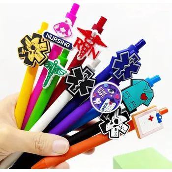 Kuličkové pera se zdravotnickým motivem - sada 8 ks