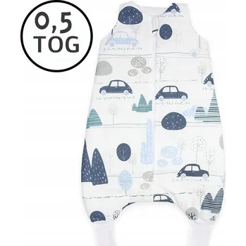 Fusak LETNÍ Spací pytel s nohavicemi 56-68 XS 0,5 TOG BAVLNA 100% PRODUKT POLSKÝ