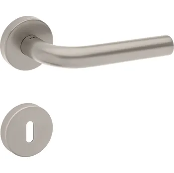 Dveřní kování TI - MONA - R AP 2001 rozety BB, klika/klika NP - Nikl perla (142)