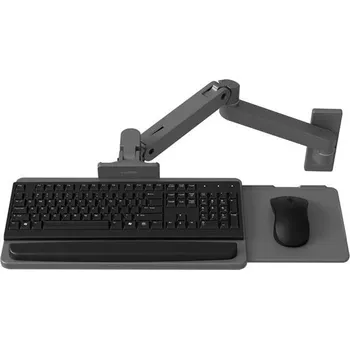 Držák monitoru ERGOTRON LX Pro Wall Keyboard Arm, nástěnné rameno pro klávesnici a myš, šedá