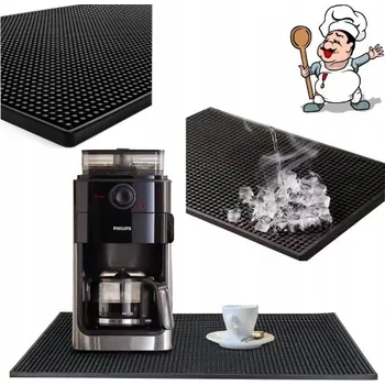 Odkapávač na nádobí ODKAPÁVAČ MATA NA SUŠENÍ NÁDOBÍ 30X45CM SUŠÁK BAROVÝ KUCHYŇSKÝ SILIKONOVÝ