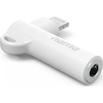Audio kabel Hama MFi audio adaptér Lightning na jack 3,5 mm pro Apple, aktivní, kompaktní
