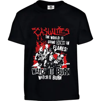Tričko The Casualties | Watch it Burn Druh: Dětské, Barva: Černá, Velikost: 122-S