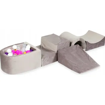 Dětské hřiště Pěnové dětské hřiště - tunel, bazének, micro lila