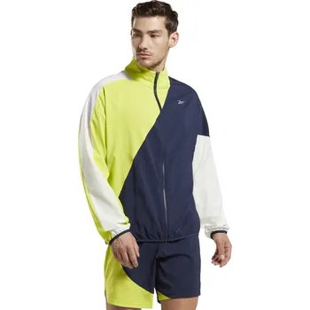 Pánská mikina Pánská Mikina REEBOK RUNNING WOVEN WIND JKT HT3709 – Tmavě modrá XL