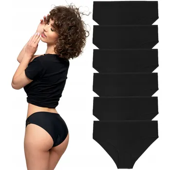 Kalhotky Kalhotky Moraj kalhotky černé bavlněné 6 ks vel. L