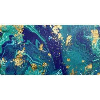 Obraz Protiskluzová ochranná podložka na psací stůl s potiskem Mramorové vlny 90 x 45 cm