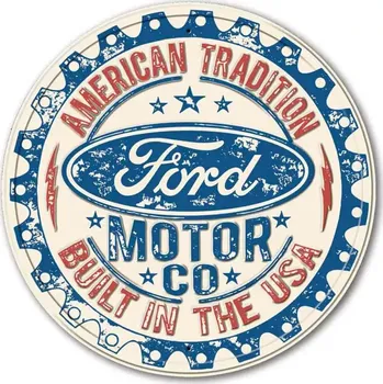 Plechová cedule Plechová cedule Ford Motor Co. Tradition 30 cm