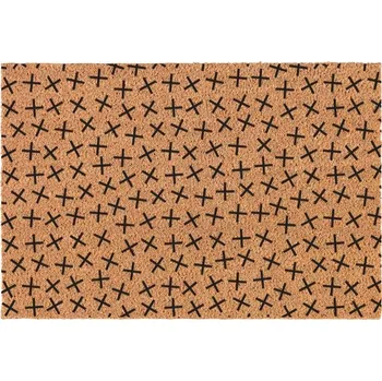 Rohožka KOKOSOVÁ ROHOŽKA PŘED DVEŘE 40X60 cm SOLIDNA DEKORACYJNA HIT VZOR