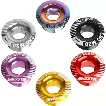 Bike tuning centrum Pojistná matice do klik 15 mm AL CNC pojistná matice M15 1ks černá