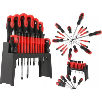 Šroubovák Šroubováky sada PZ PH Torx precizní Cr-V 18 ks magnet sada + stojan