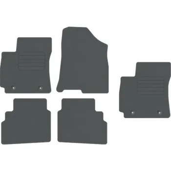 autokoberec Kobercové rohožky Edecor velurové 5 ks