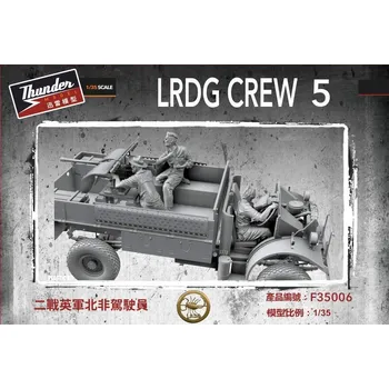 Plastikový model Thunder model 1/35 LRDG Crew 5