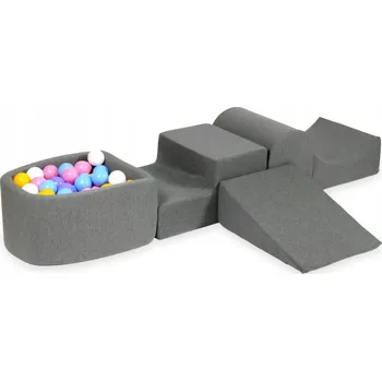 Dětské hřiště Pěnové dětské hřiště s kopečkem a bazénkem micro šedé