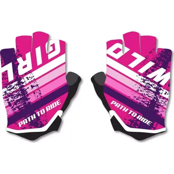 Cyklistické rukavice Dětské rukavice P2R Funki girl-pink 6-8let P20632