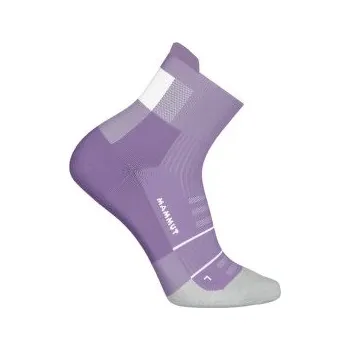 Pánské ponožky Mammut Mountain Running Lightweight Merino Quarter Socks 18707 Lavandin-White fialová 39-41 EU