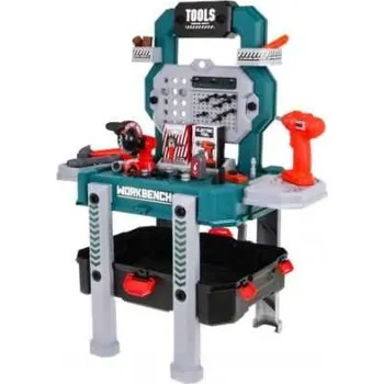 Dětská kuchyňka Dětský stolek s nářadím v kufříku Modrá