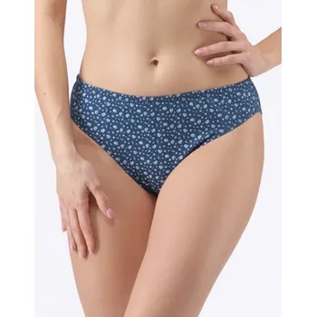 Kalhotky Dámské klasické kalhotky GINA 10289P bílá tm. modrá XL/XXL