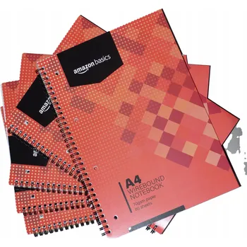 Zápisník Notes A4 AmazonBasic červený