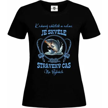 Dámské tričko Tričko Krásný zážitek Druh: Dámské, Barva: Černá, Velikost: S