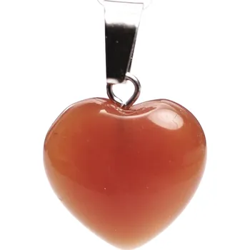 Přívěsek Magieprirody.cz Karneol přívěsek Srdíčko 1,6 cm #ZB237 srdce přírodní kámen