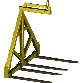 Paletový vozík Závěsné paletové 4 vidle ESD, nosnost 2000 kg