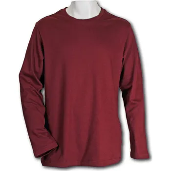 Pánská mikina LUIZ Pánská mikina - Vyteplená - Vínová Velikost: L