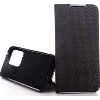 Pouzdro na mobilní telefon Pouzdro Vennus Book Carbon Samsung Galaxy S20 Ultra G988 Černé