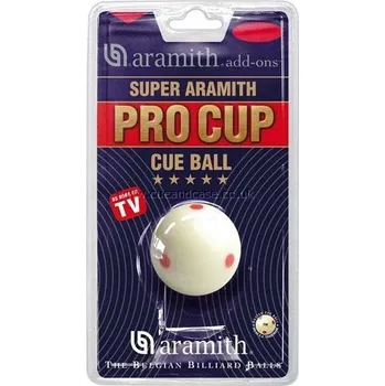 Kulečníková koule Kulečníková koule Super Aramith Pro Cup 52.4 mm, bílá
