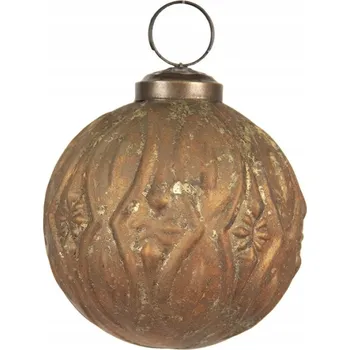 Vánoce Hnědá vánoční ozdoba - 8 cm