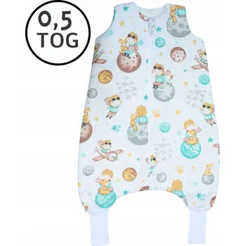 Zavinovačka LETNÍ Spací pytel s nohavicemi 56-68 XS 0,5 TOG BAVLNA 100% PRODUKT POLSKÝ