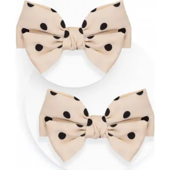 Ozdoby na klip Shapen - saténová mašle Barva: Béžová