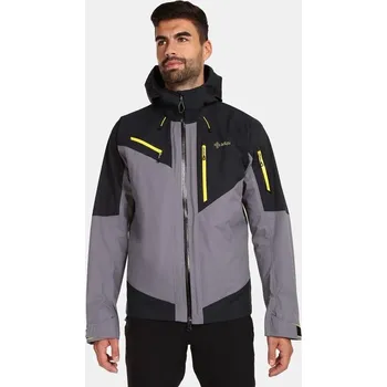 Pánská větrovka KILPI HASTAR-M Šedá pánská membránová bunda XXL + DÁREK + Doprava ZDARMA
