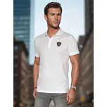 Pánská košile polo s pruhy PX0647 Barva: Bílá, Velikost: 2XL