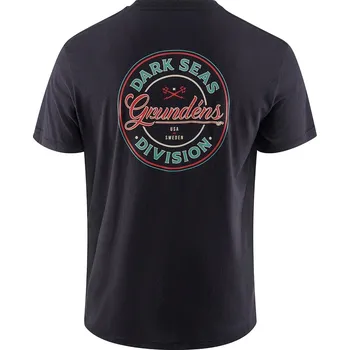 Rybářské oblečení Grundéns Tričko Dark Seas X Grundens Instinctive SS T-Shirt Black - XL