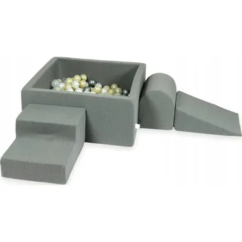 Dětské hřiště Pěnové dětské hřiště s čtvercovým bazénkem šedé