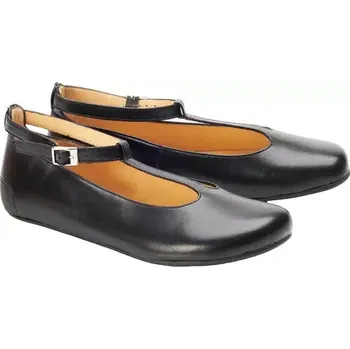 Dámské baleríny ZAQQ QITE Black, beige, dark brown 36-43 NAPPA/NAPPA Dvouvrstvá hlazená kůže Černá 42