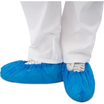 ESPEON Návlek na obuv CPE, 43 x 15 cm, 20 mi, 100ks, modrý