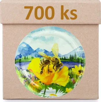 Víčko na sklenici TO-82 - Alpská louka - Krabice 700 ks