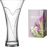 Diamante křišťálová váza Hearts s krystaly Swarovski 25cm