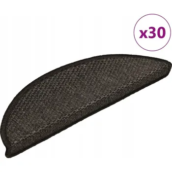 Nášlap na schod Samolepicí rohožky na schody se vzhledem sisal, 30 ks, 56x17x3 cm