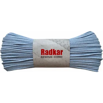 Příze RADKAR šňůry na šití 5mm Baby blue - 100m návin