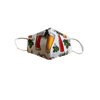 respirátor Stylová rouška - Pivo a chmel