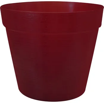 Květináč Květináč Loft 260x230 mm červená transparent 293 gram