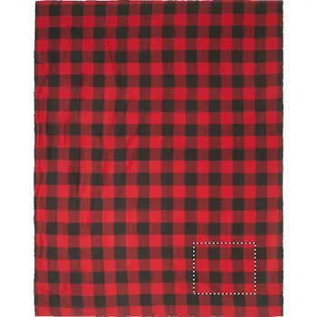 Pikniková deka RPET fleecová deka 5 BLANKET, 230x280mm Reflexní transfer, 1 barva