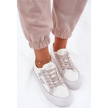 Dámské tenisky Dámské Tenisky Na Platformě Lee Cooper LCW-25-31-3479L -Světlý Barva: Šedá, Velikost: 37