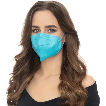 respirátor NANOLION MASK s.r.o. 5ks Český ultratenký NANO respirátor NANOLION supreme protection FFP2 - Tyrkysový